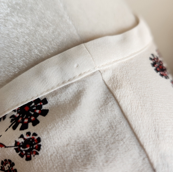 Madewell 100% Silk Vinefloral Top with Border - Picture 8 of 8